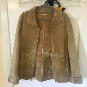 Guess Suede Fur Coat